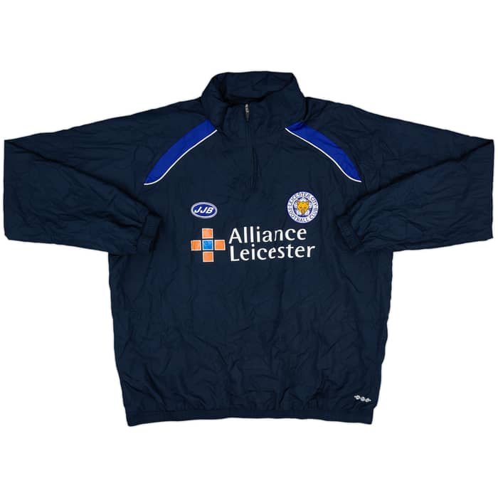 2005-06 Leicester JJB 1/4 Zip Hooded Rain Jacket - 8/10 - (XL)