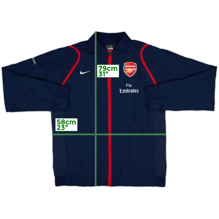 2006-07 Arsenal Nike Track Jacket - 9/10 - (XL)