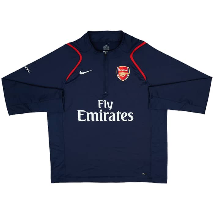 2006-07 Arsenal Nike 1/4 Zip Drill Top - 7/10 - (XL)