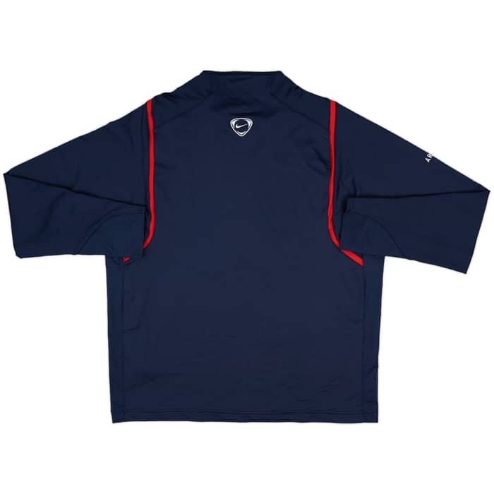 2006-07 Arsenal Nike 1/4 Zip Drill Top - 7/10 - (XL)