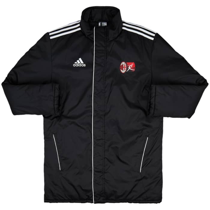 2012-13 AC Milan Academy adidas Hooded Padded Bench Coat - 8/10 - (M)