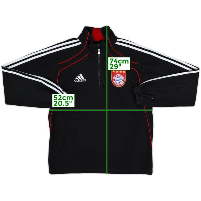 2010-11 Bayern Munich adidas 1/4 Zip Fleece Top - 8/10 - (S)