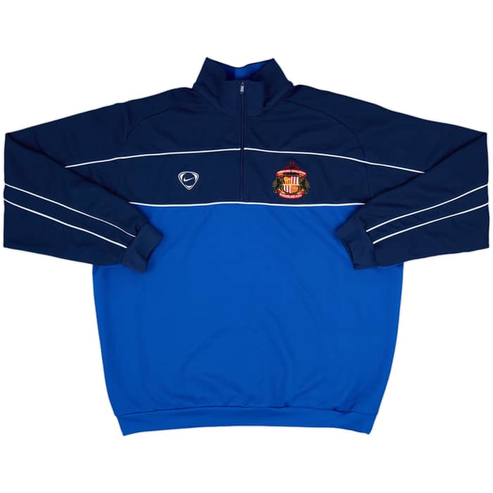 2001-02 Sunderland Nike 1/4 Zip Drill Top - 9/10 - (XL)