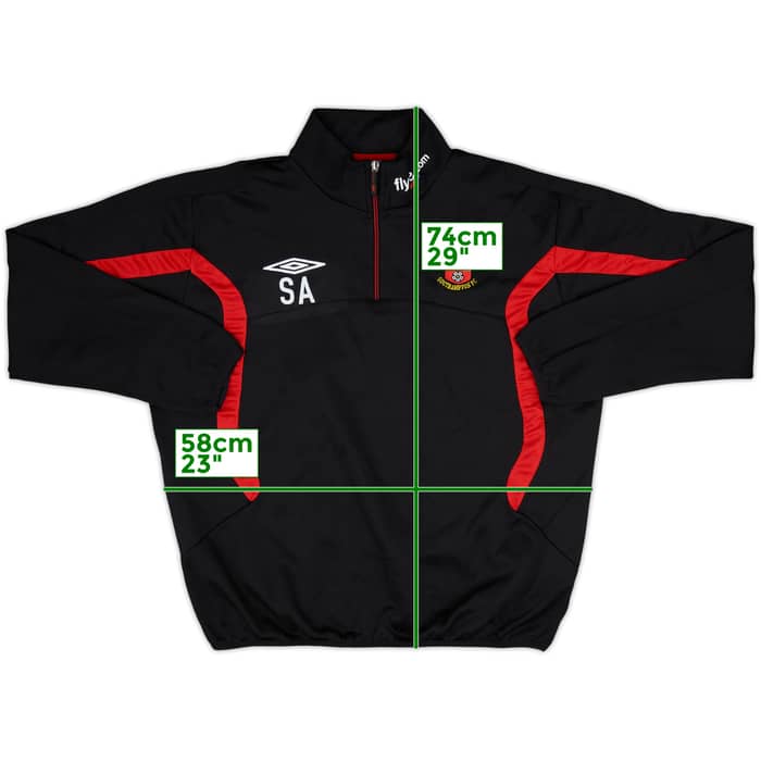 2010-11 Southampton Umbro Staff Issue 1/4 Zip Training Top SA - 10/10 - (XL)