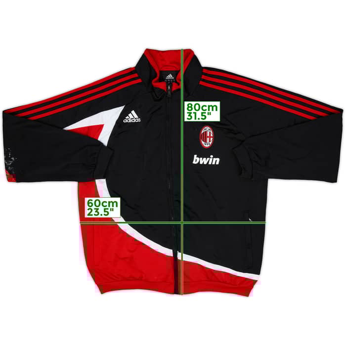 2007-08 AC Milan adidas Track Jacket - 6/10 - (XL)