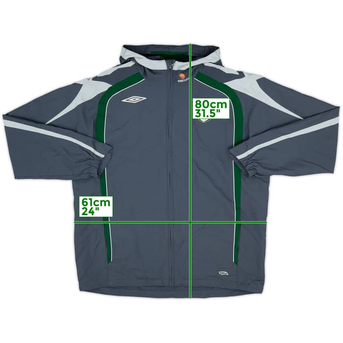 2006-08 Ireland Umbro Hooded Rain Jacket - 8/10 - (L)