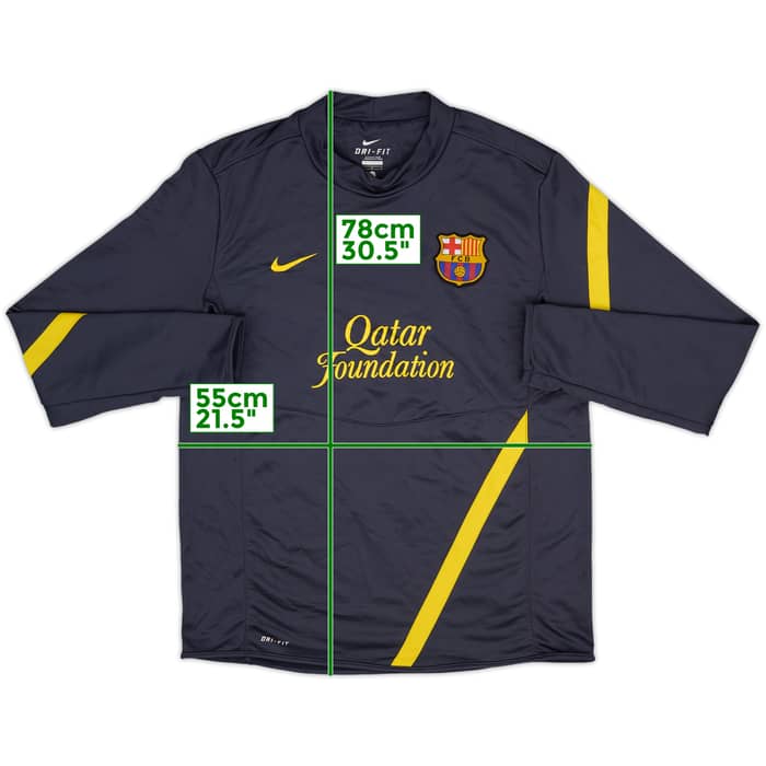 2011-12 Barcelona Nike Sweat Top - 8/10 - (L)