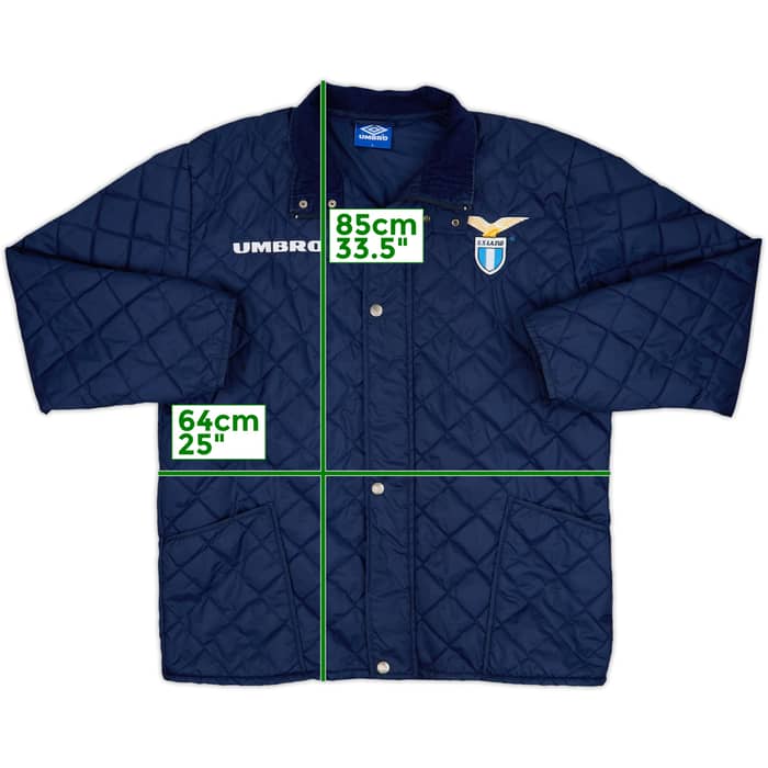1996-98 Lazio Quilted Bench Coat - 8/10 - (L)