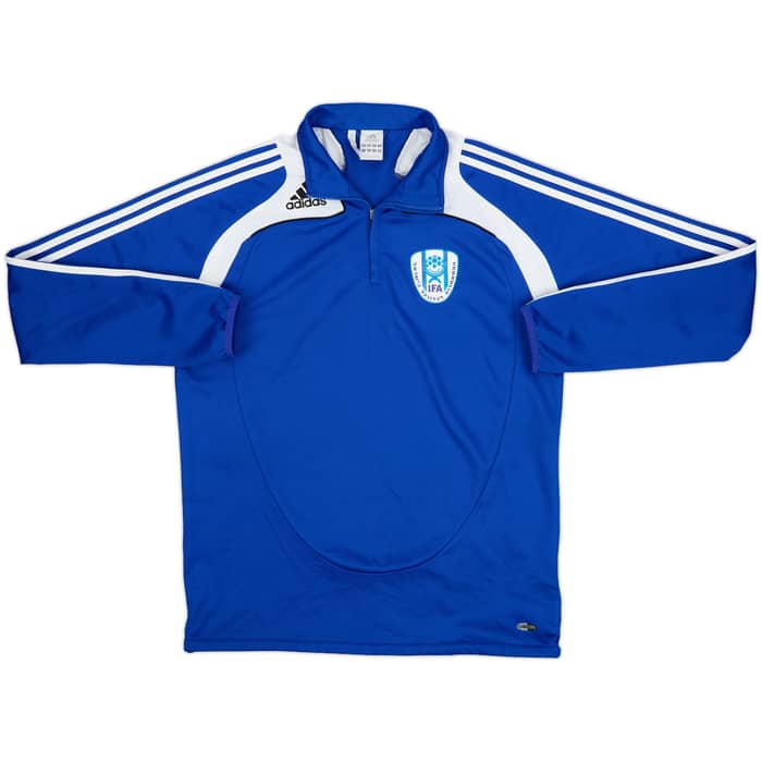 2008-10 Israel adidas 1/4 Zip Training Top - 8/10 - (L)