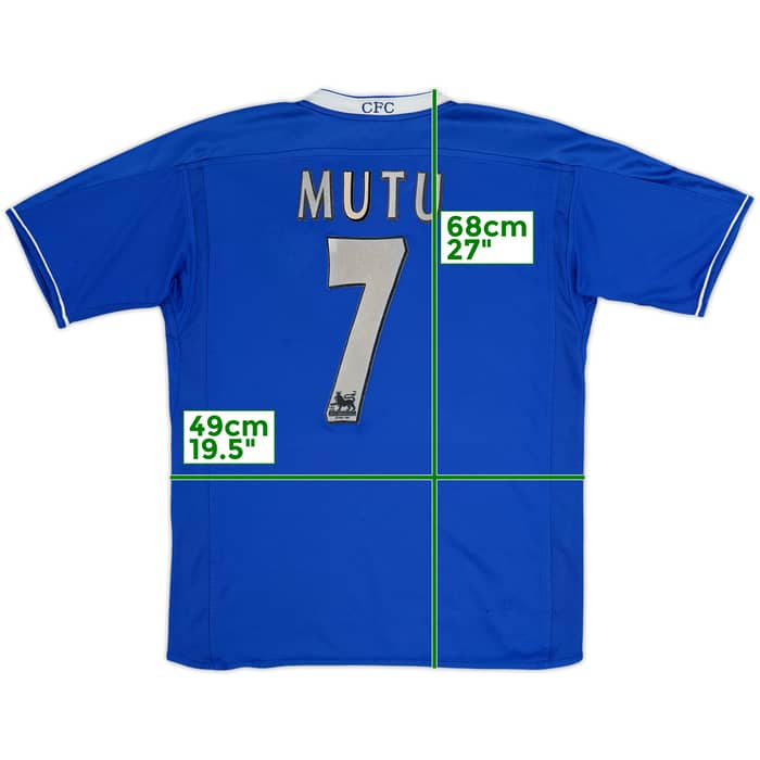 2003-05 Chelsea Home Shirt Mutu #7 - 4/10 - (S)