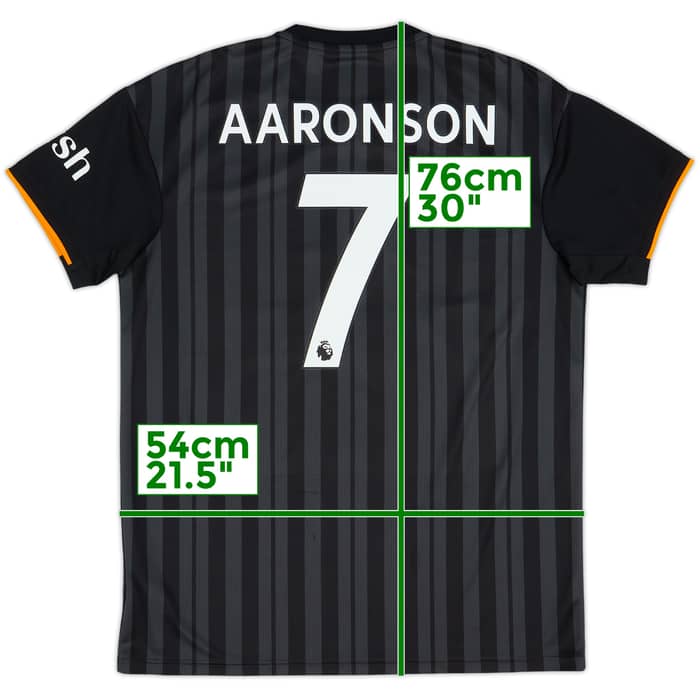 Camiseta de la tercera equipación del Leeds 2022-23 Aaronson #7 - 8/10 - (L)