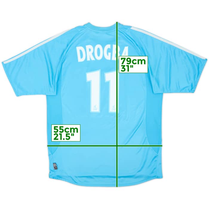 2003-04 Olympique Marseille Away Shirt Drogba #11 - 6/10 - (M)