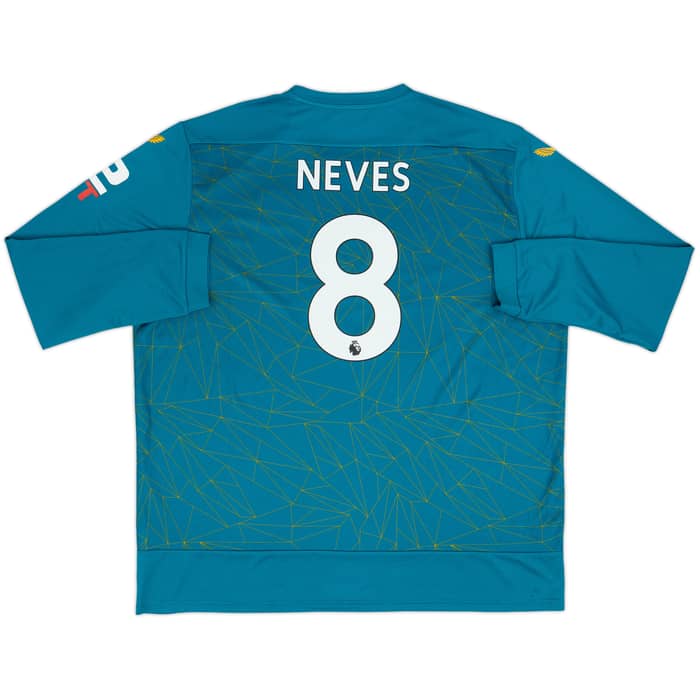 2022-23 Wolves Away L/S Shirt Neves #8 - 10/10 - (3XL)
