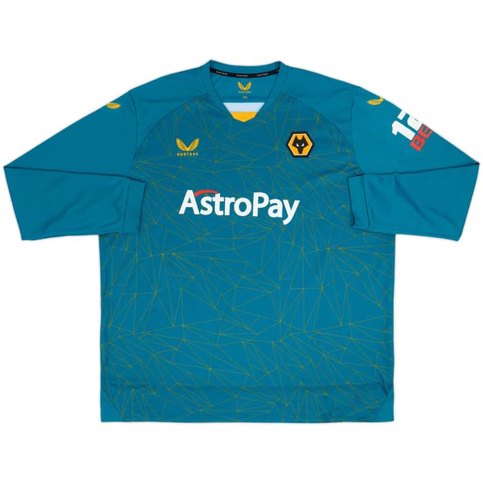 2022-23 Wolves Away L/S Shirt Neves #8 - 10/10 - (3XL)