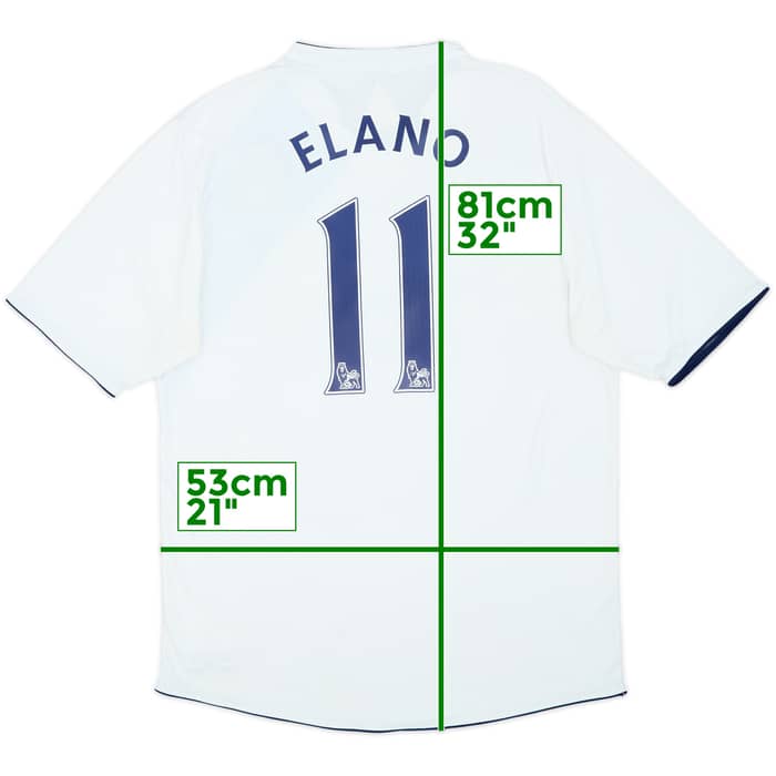 2007-08 Manchester City Third Shirt Elano #11 - 6/10 - (XL)