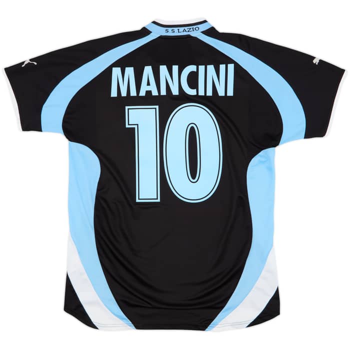 1999-00 Lazio Away Shirt Mancini #10 - 8/10 - (L)