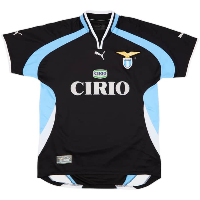 1999-00 Lazio Away Shirt Mancini #10 - 8/10 - (L)