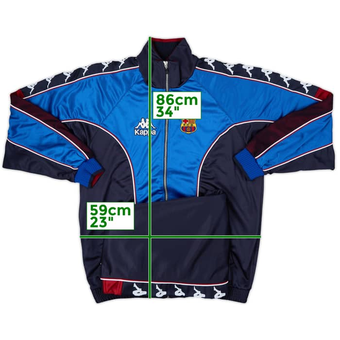 1995-97 Barcelona Kappa Tracksuit - 8/10 - (XL)