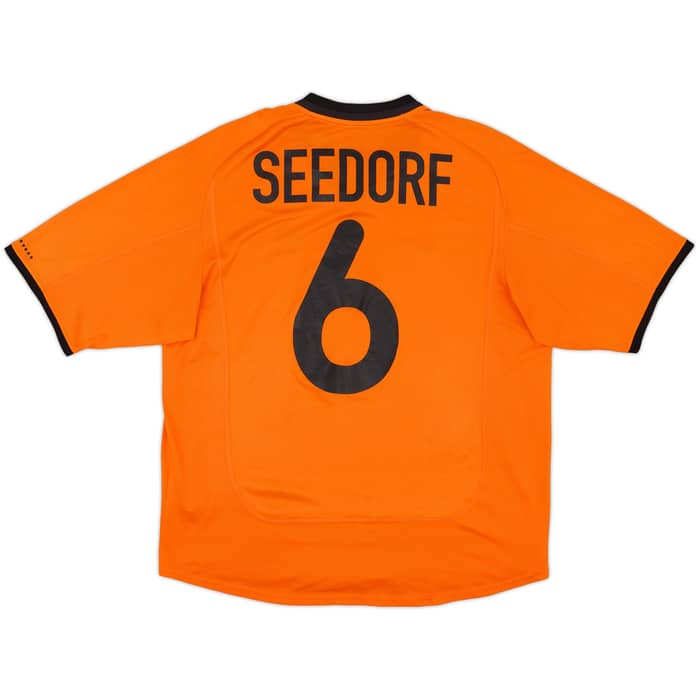 2000-02 Netherlands Home Shirt Seedorf #6 - 7/10 - (L)