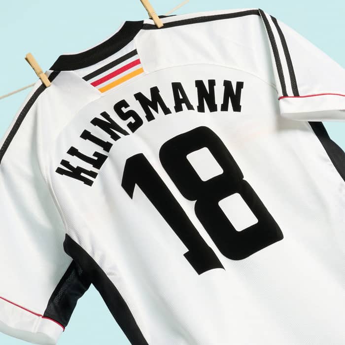 1998-00 Germany Home/Training Shirt Klinsmann #18