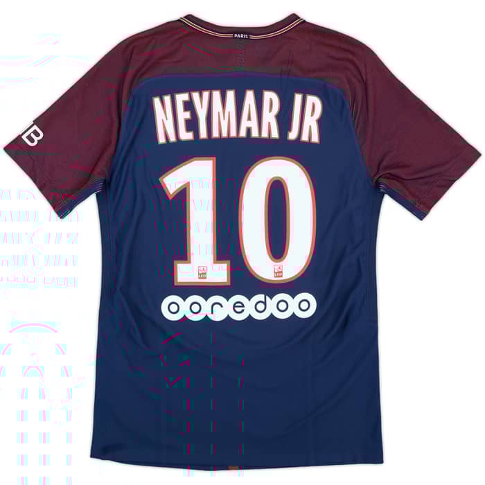 2017-18 Paris Saint-Germain Authentic Home Shirt Neymar Jr #10 - 8/10 - (S)