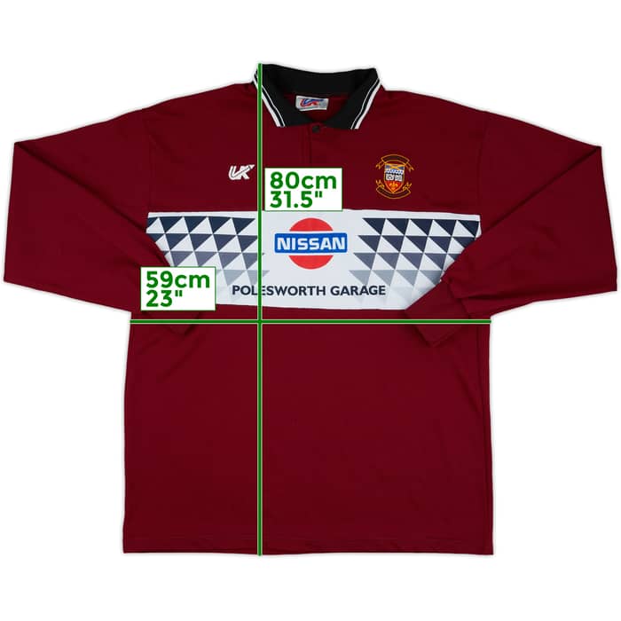 1998-99 Tamworth Match Issue Home L/S Shirt #8