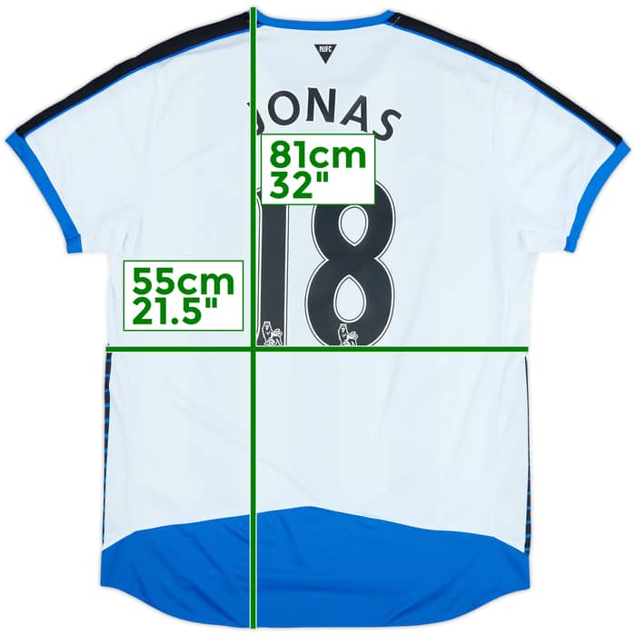 2015-16 Newcastle Home Shirt Jonas #18 - 8/10 - (XL)