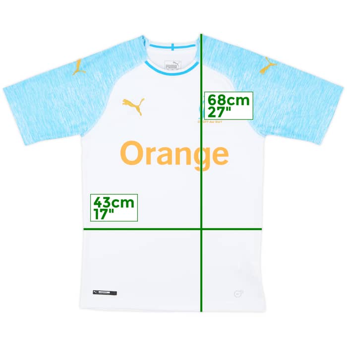 2018-19 Olympique Marseille Home Shirt - 7/10 - (XS)