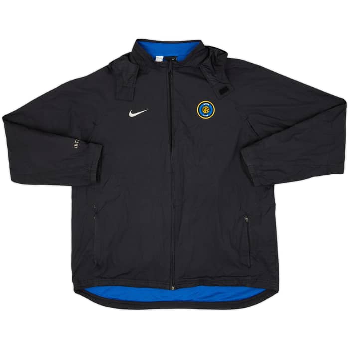2004-05 Inter Milan Nike Hooded Rain Jacket - 8/10 - (XL)