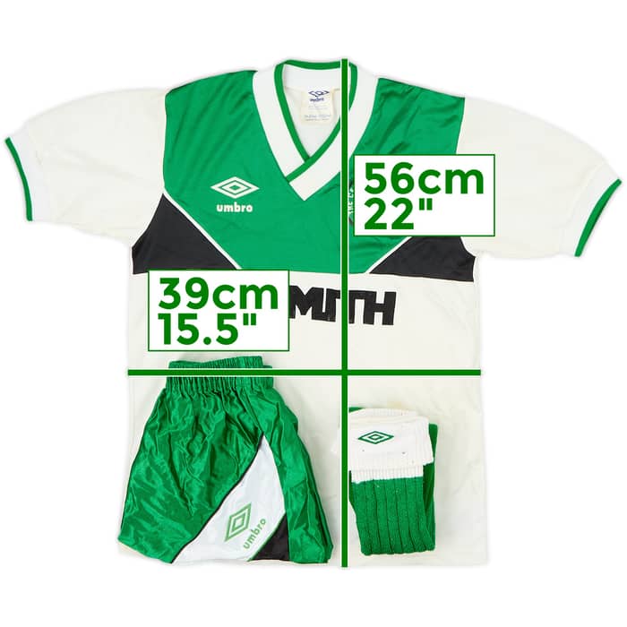 1986-87 Celtic Third Full Kit - 8/10 - (M.Boys)
