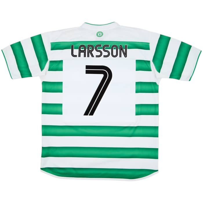 2003-04 Celtic Home Shirt Larsson #7 - 7/10 - (L)