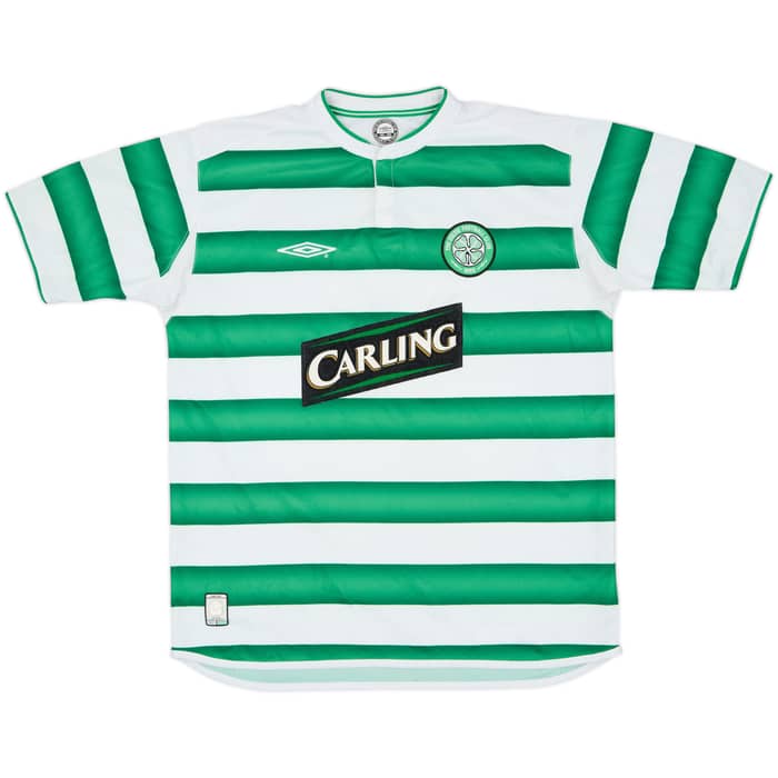 2003-04 Celtic Home Shirt Larsson #7 - 7/10 - (L)