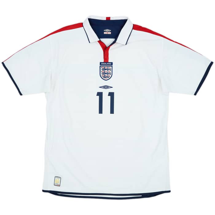 2003-05 England Home Shirt Lampard #11 - 5/10 - (XL)