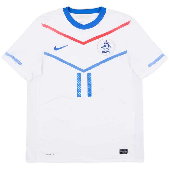 2010-11 Netherlands Away Shirt Robben #11 - 8/10 - (M)