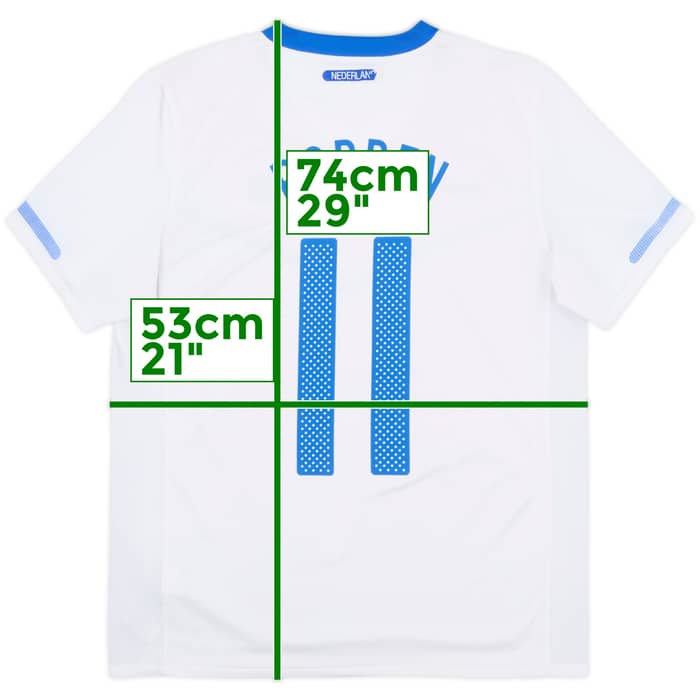 2010-11 Netherlands Away Shirt Robben #11 - 8/10 - (M)