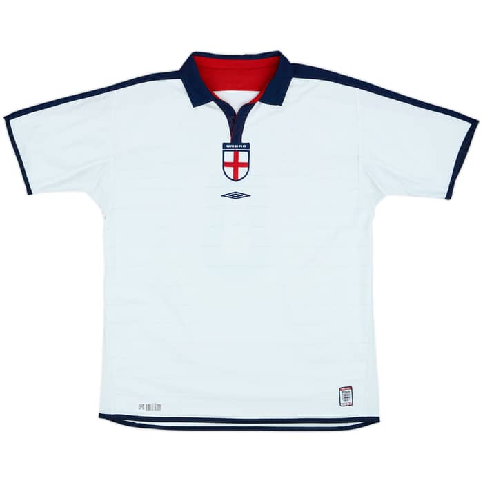 2003-05 England Home Shirt Scholes #8 - 6/10 - (XL)