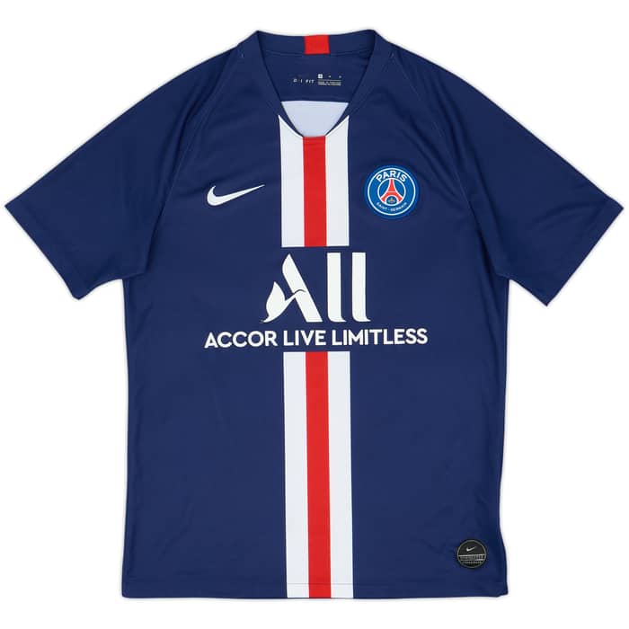 2019-20 Paris Saint-Germain Home Shirt Mbappe #7 - 7/10 - (M)
