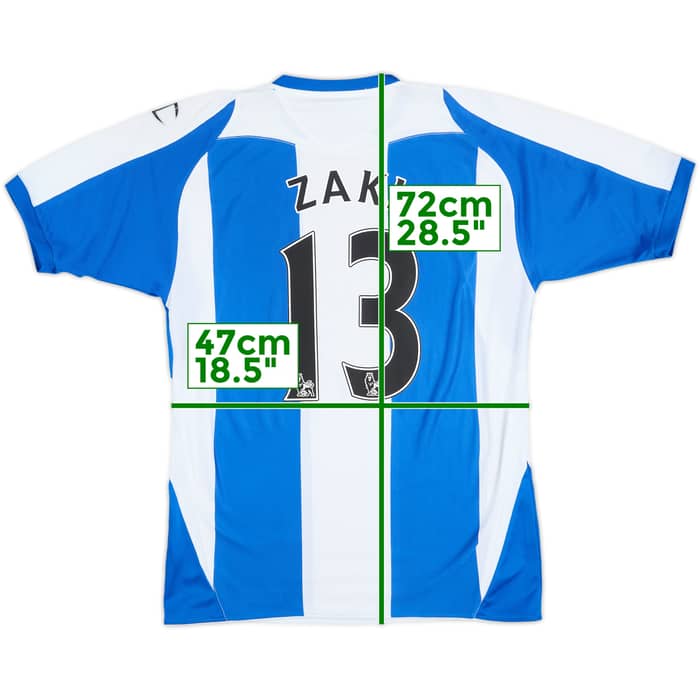 2008-09 Wigan Home Shirt Zaki #13 - 6/10 - (M)