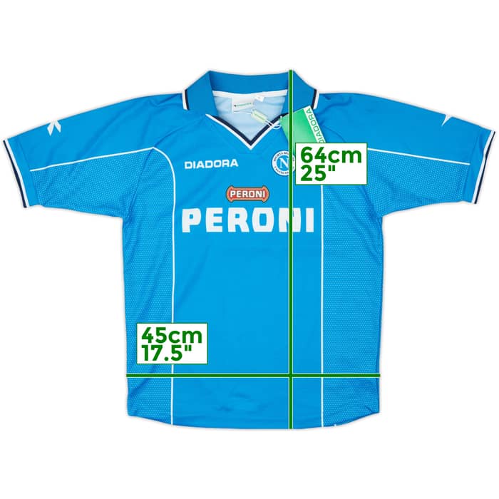 2000-01 Napoli Home Shirt (XL.Boys)