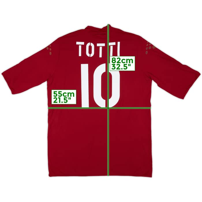 2003-04 Roma Home Shirt Totti #10 (XXL)