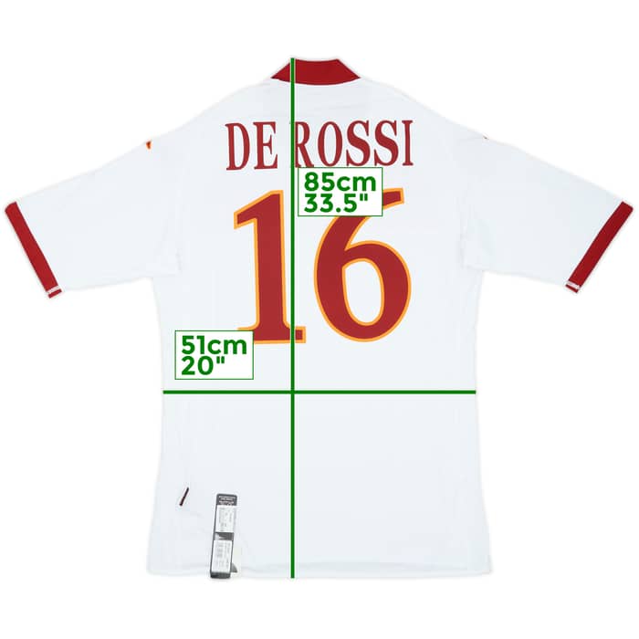 2009-10 Roma Away Shirt De Rossi #16 (XXL)