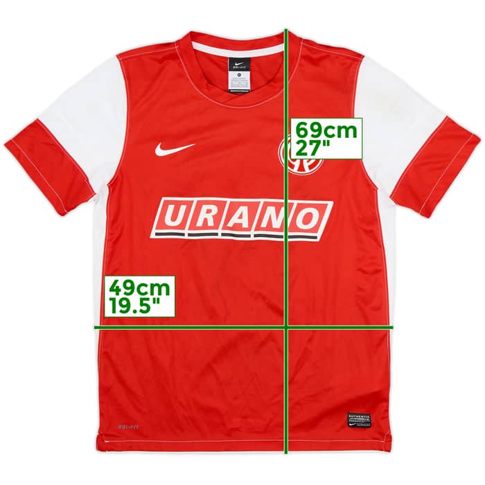 2011-12 FSV Mainz Signed Home Shirt - 6/10 - (XL.Boys)