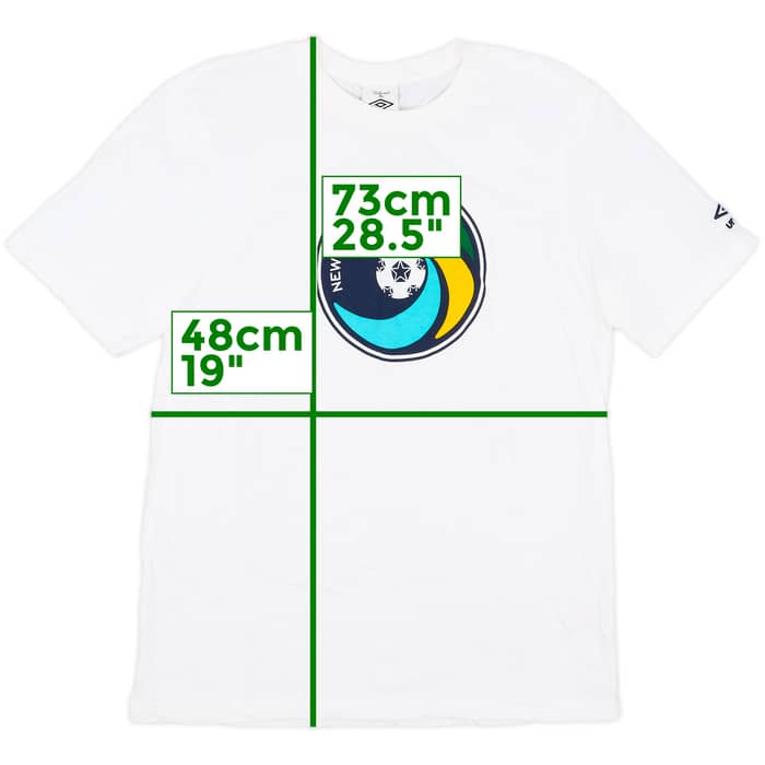 2011-12 New York Cosmos Umbro Cotton Tee - 10/10 - (L)