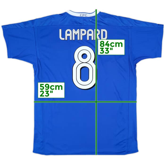 2003-05 Chelsea Home Shirt Lampard #8 (XL)
