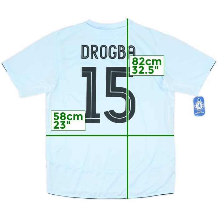 2005-06 Chelsea Away Shirt Drogba #15 (XL)