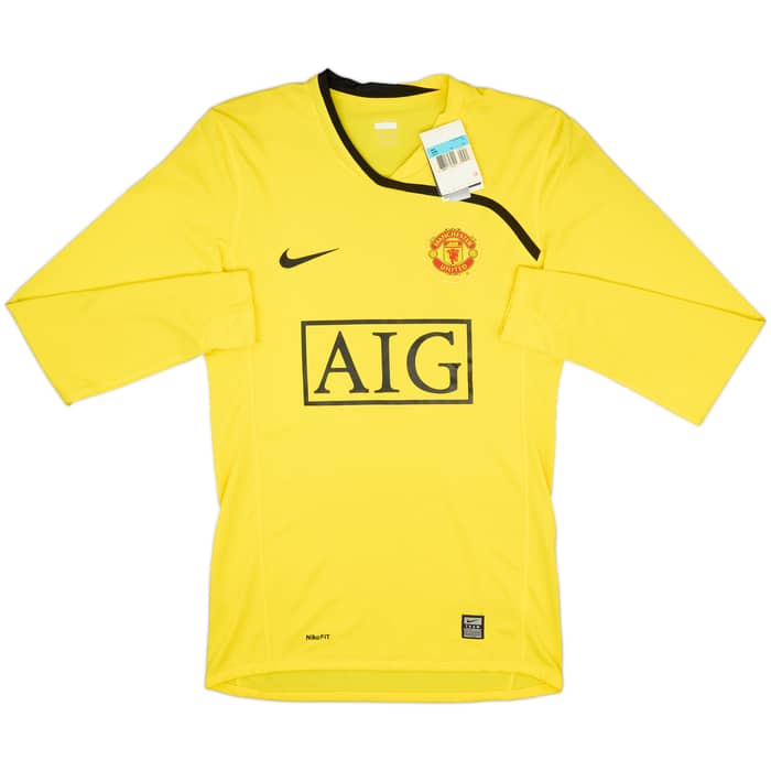 2008-09 Manchester United GK Shirt Van Der Sar #1 (M)