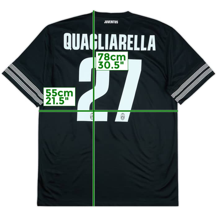 2012-13 Juventus Away Shirt Quagliarella #27 (L)