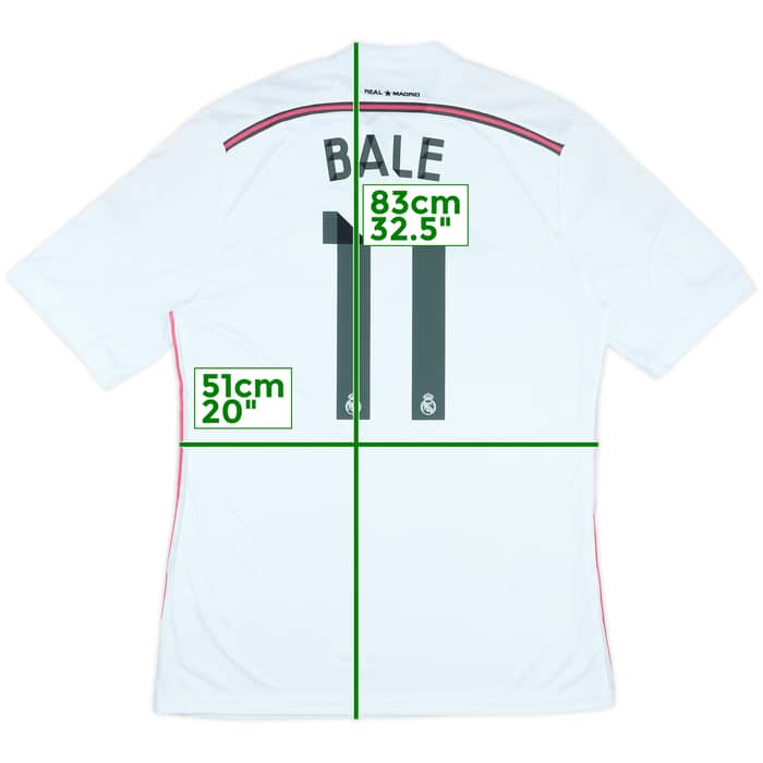 2014-15 Real Madrid Home Shirt Bale #11 (XL)