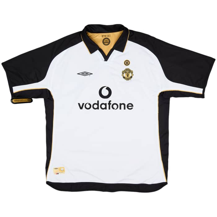 2001-02 Manchester United Centenary Away/Third Shirt Beckham #7 (XXL)