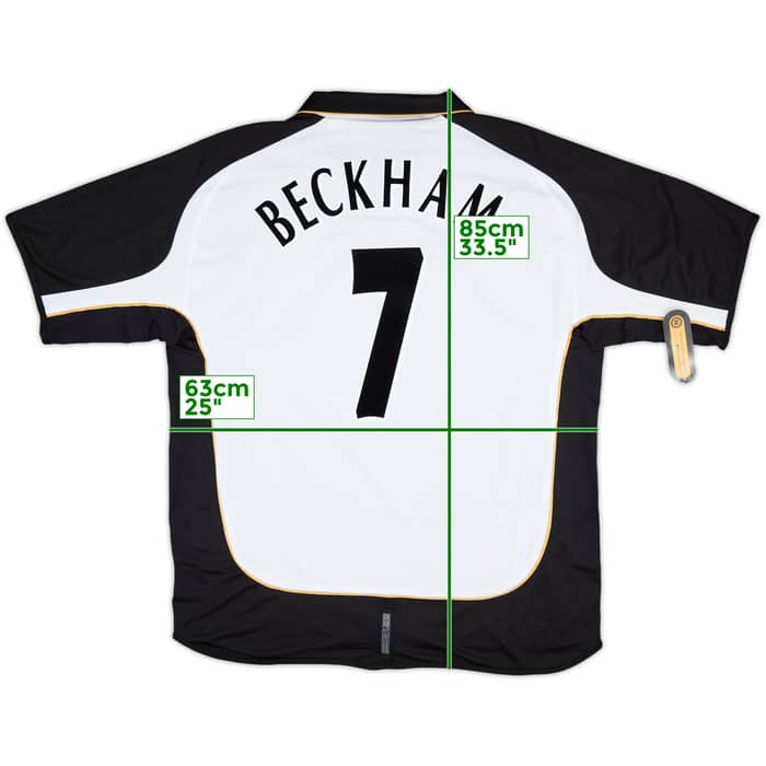 2001-02 Manchester United Centenary Away/Third Shirt Beckham #7 (XXL)